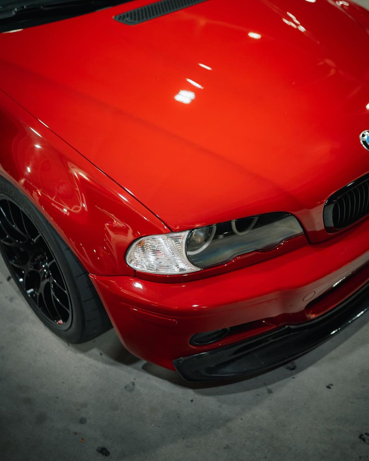 BMW E46 M3 CSL Style Carbon Fiber Lip