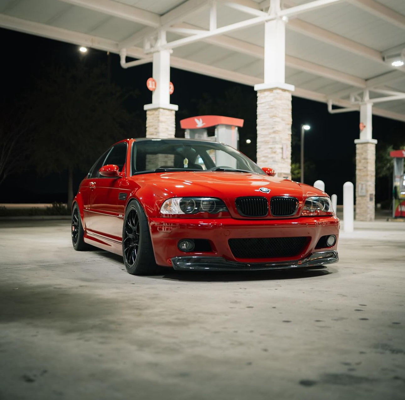 BMW E46 M3 CSL Style Carbon Fiber Lip
