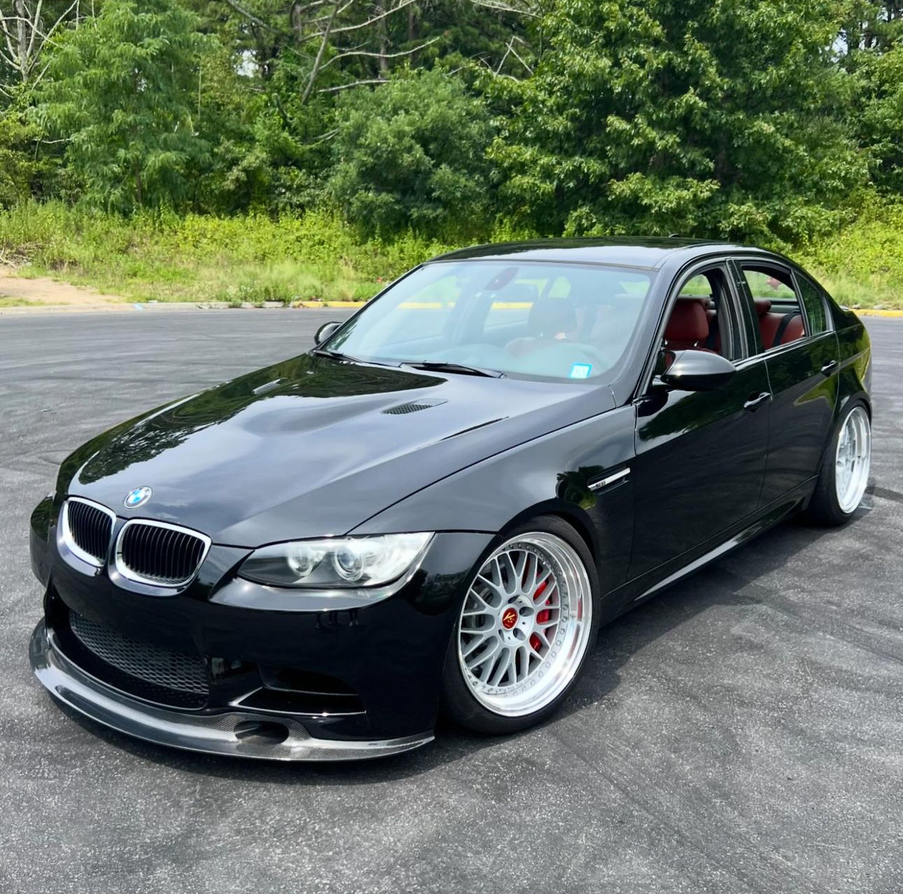 BMW E9X M3 GT4 V2 Carbon Fiber Front Lip