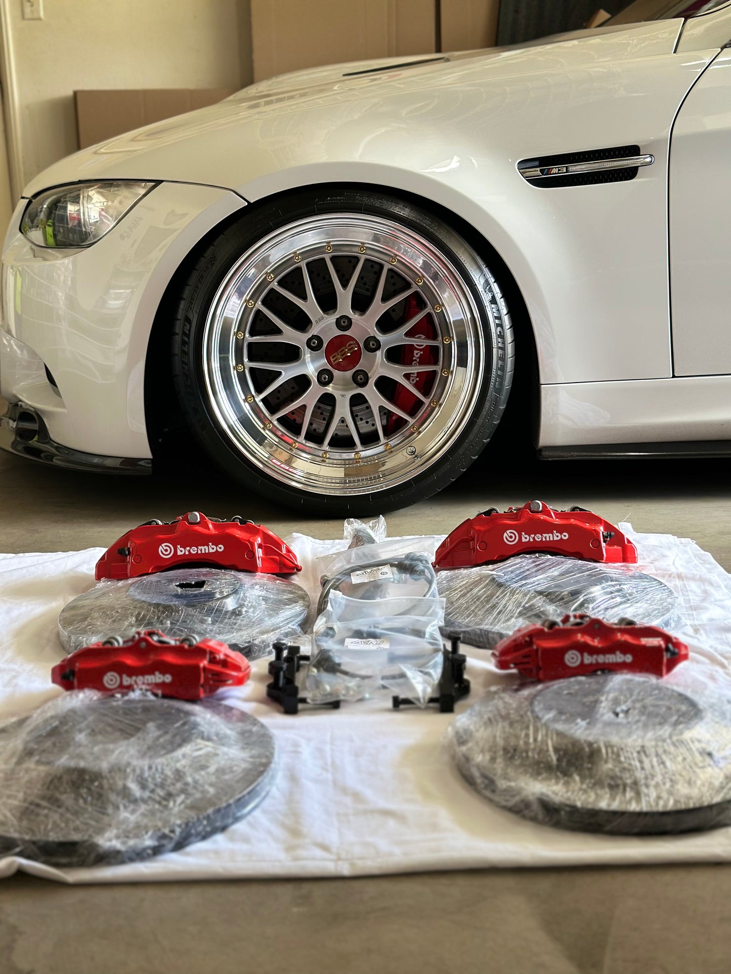 E9X M3 BREMBO Big Brake Kit Calipers Rotors Set Plug and Play