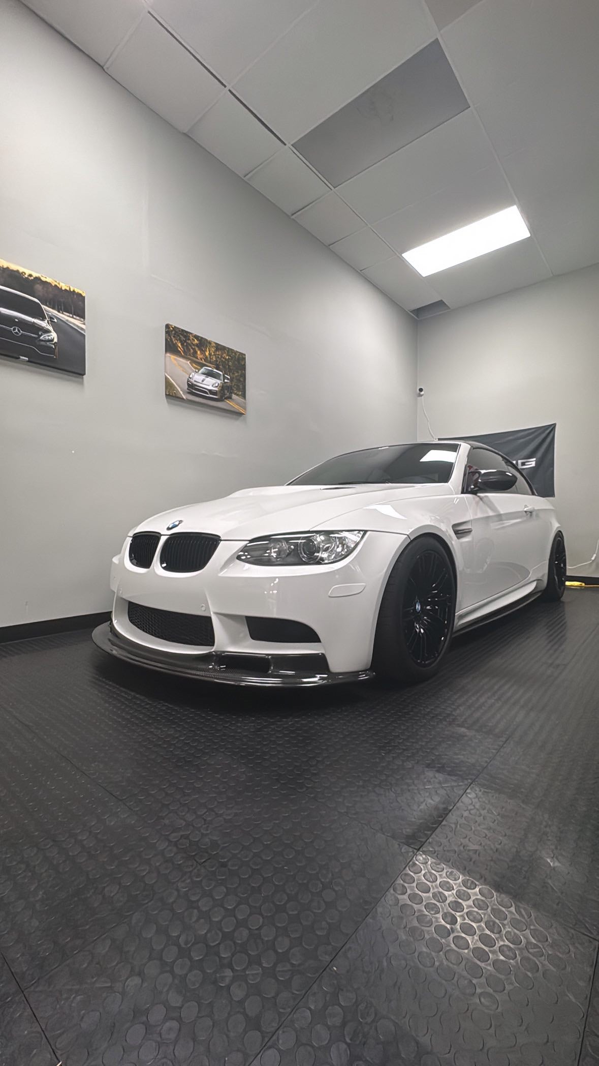 BMW E92 M3 AK2 style Carbon Fiber Lip