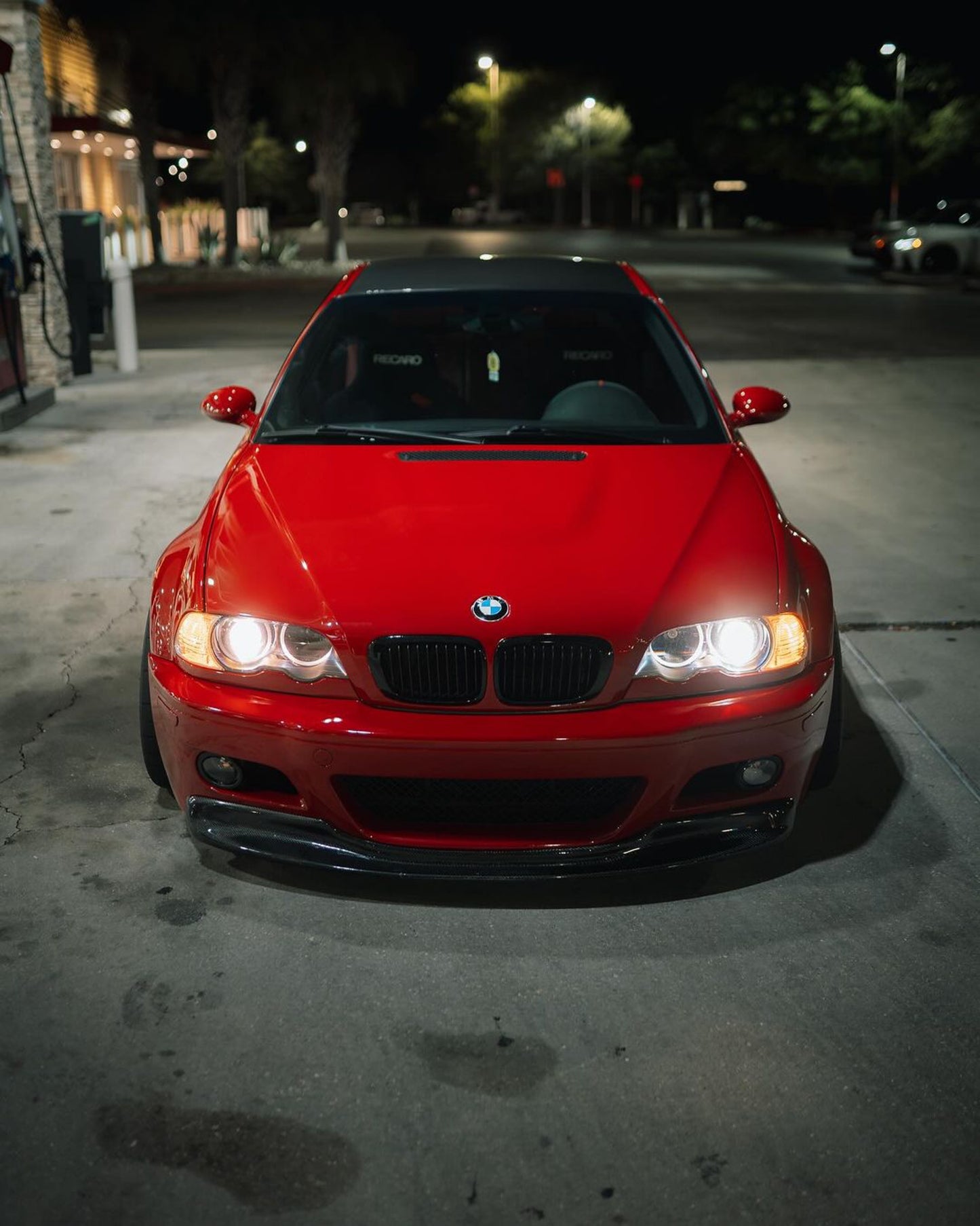 BMW E46 M3 CSL Style Carbon Fiber Lip