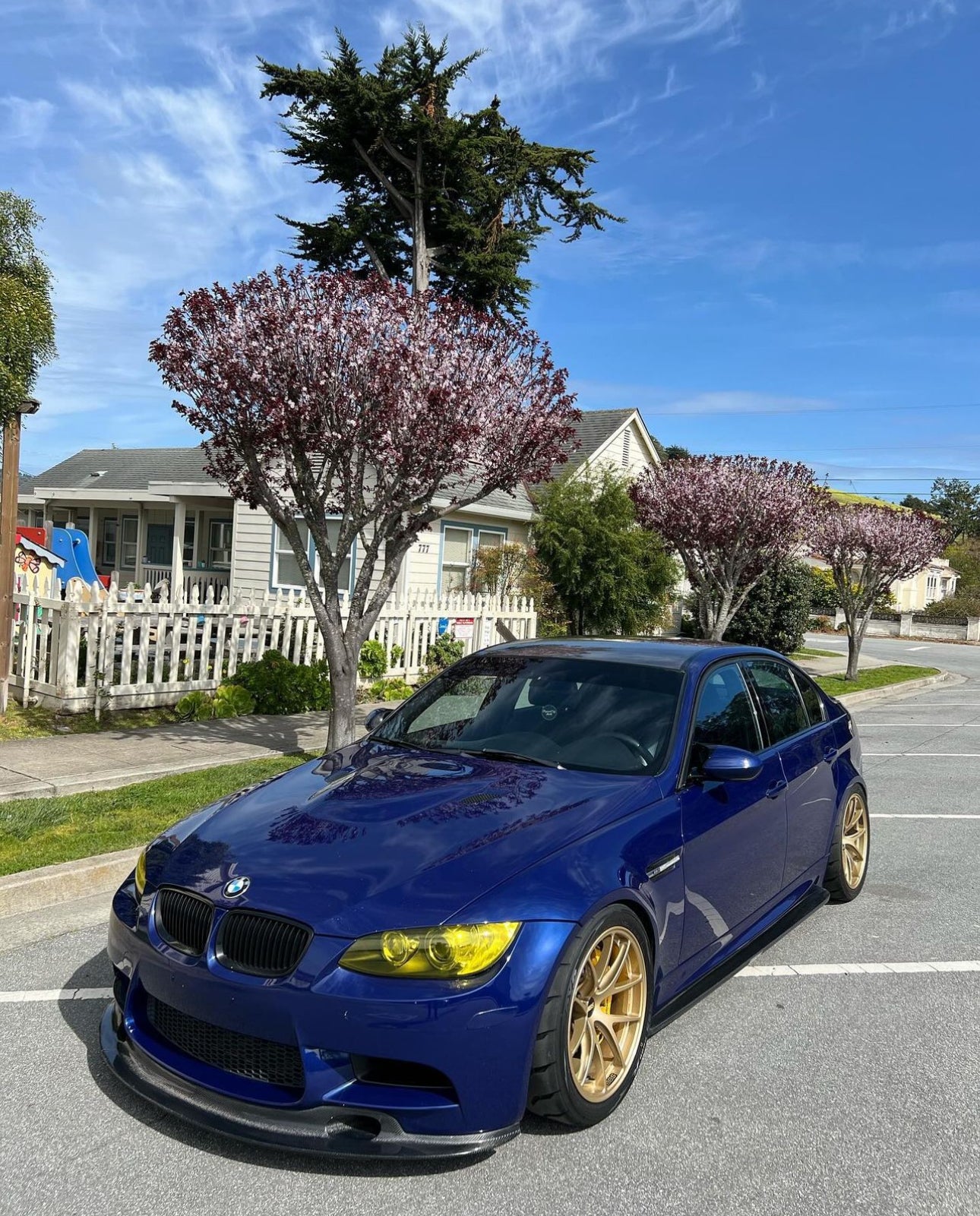 BMW E9X M3 GT4 V2 Carbon Fiber Front Lip