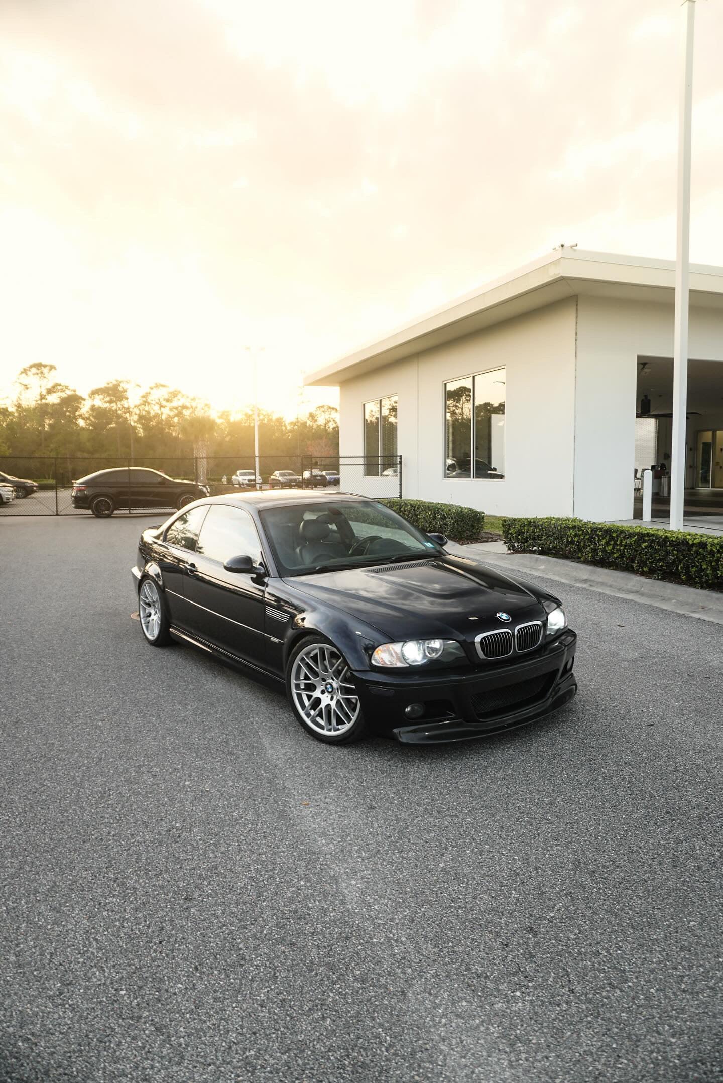 BMW E46 M3 CSL Style Carbon Fiber Lip