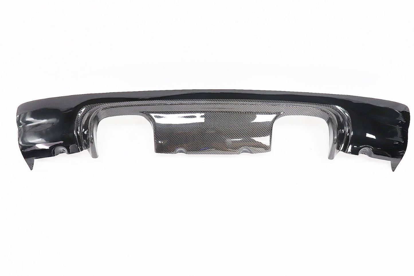 BMW E46 M3 CSL style half carbon Fiber diffuser