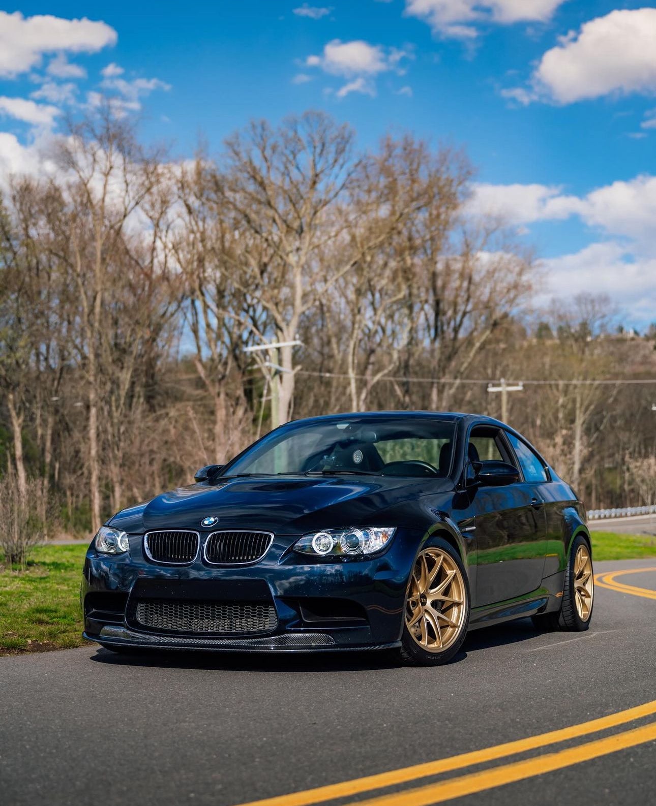 BMW E9X M3 GTS1 Carbon Fiber Front Lip