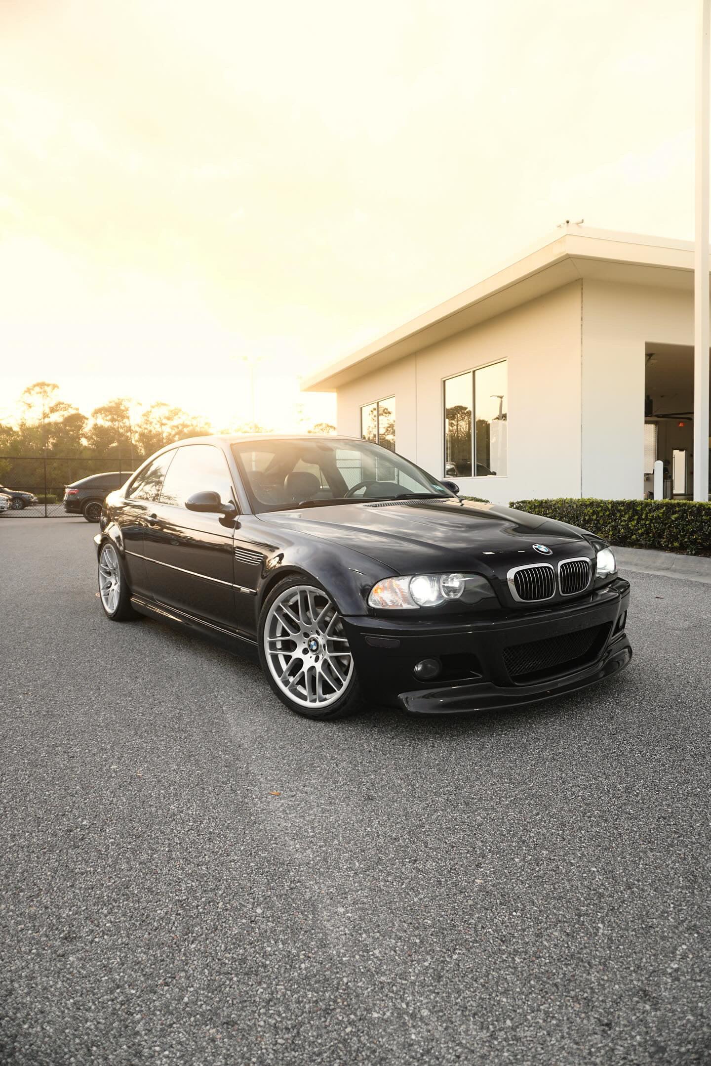 BMW E46 M3 CSL Style Carbon Fiber Lip