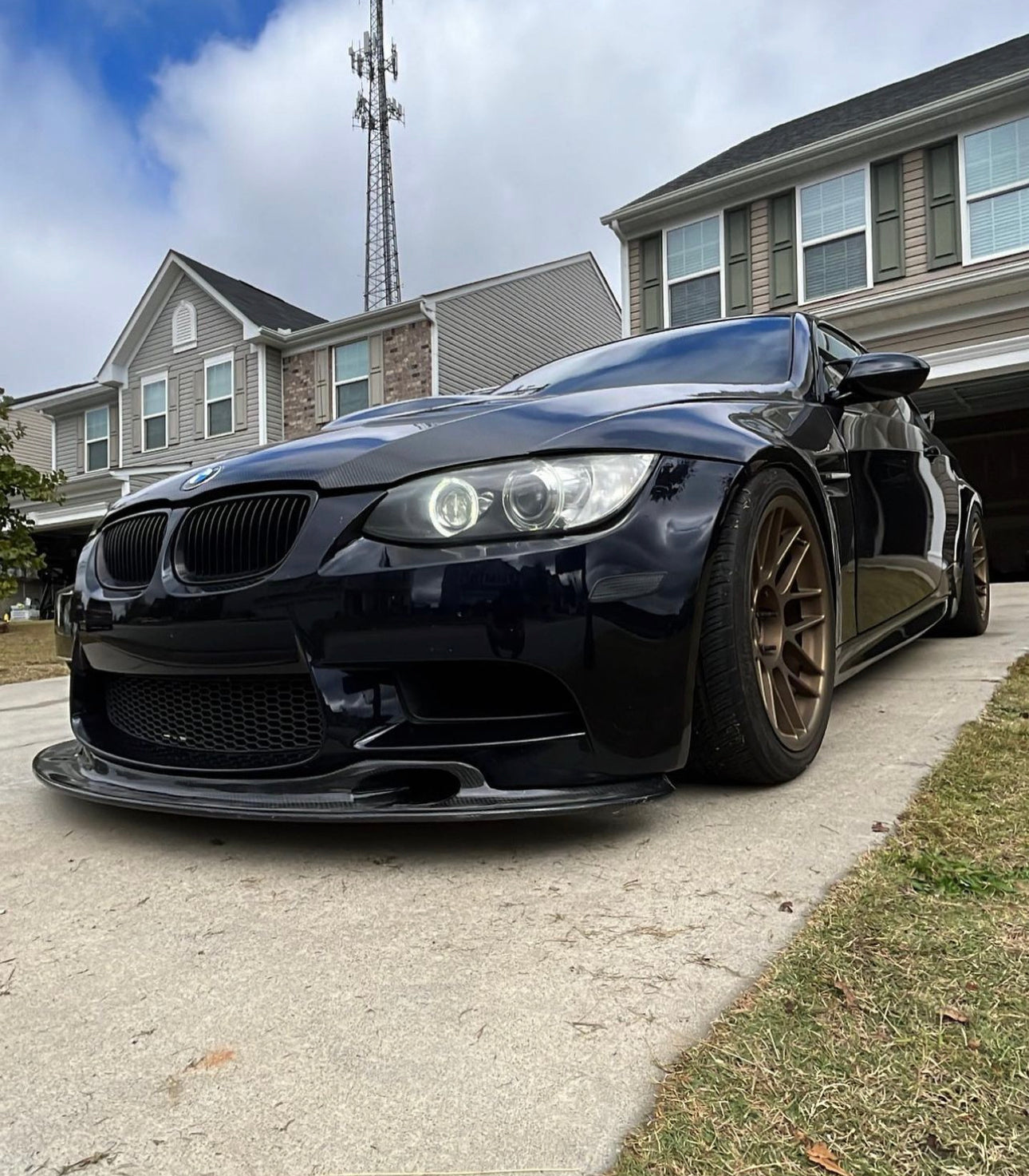 BMW E90 E92 E93 M3 GT4 Carbon Fiber Front Lip