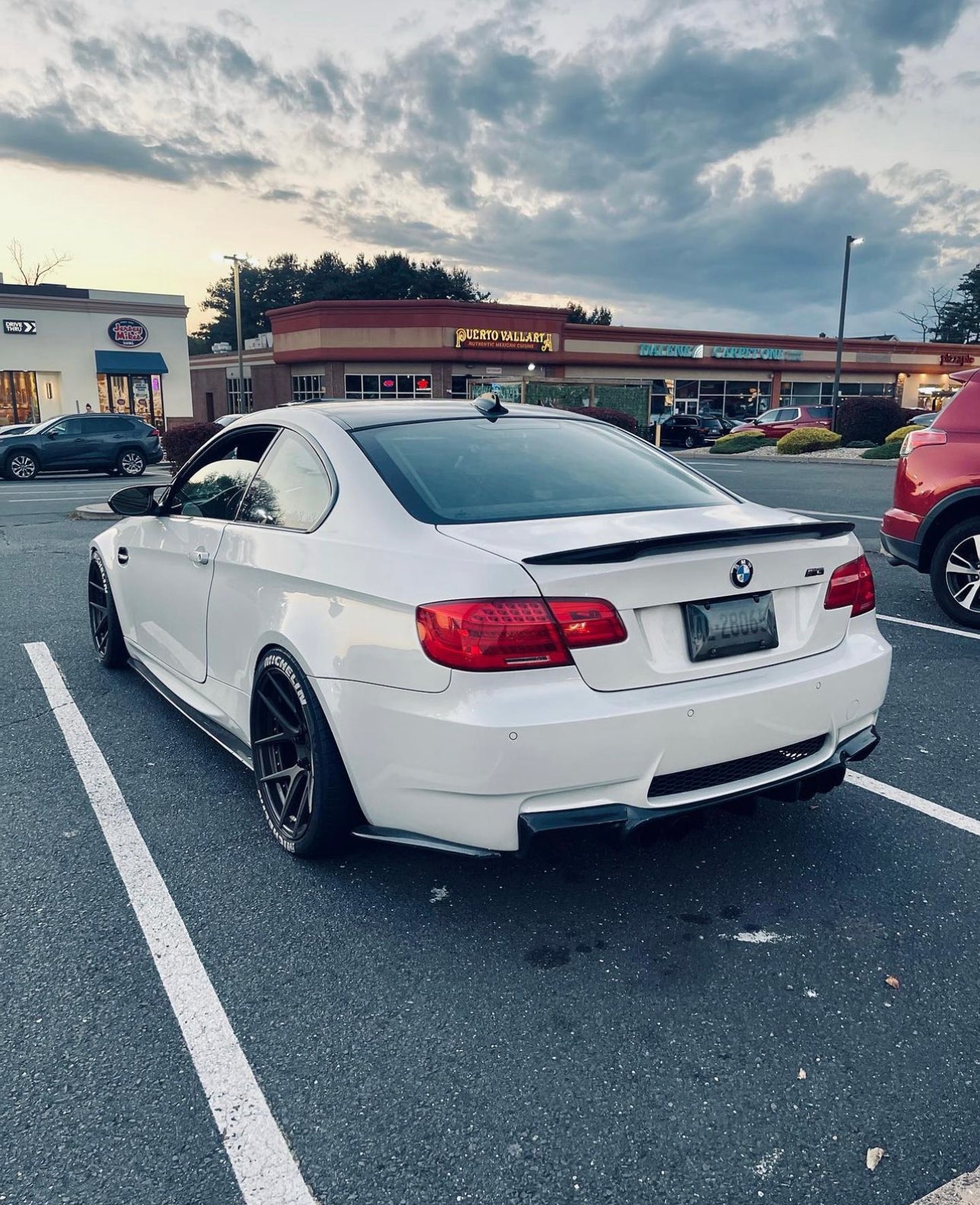 BMW E92 E93 M3 Carbon Fiber Diffuser GS Style