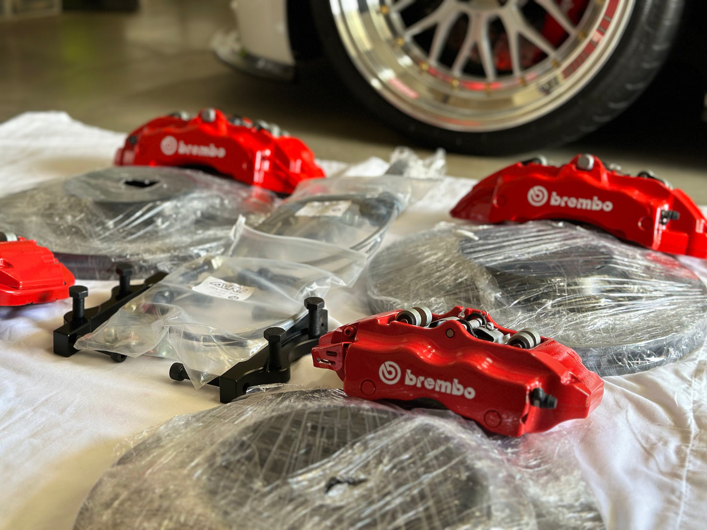 E9X M3 BREMBO Big Brake Kit Calipers Rotors Set Plug and Play