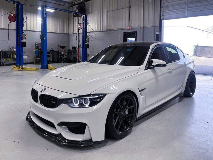 BMW F80 M3 F82 M4 V Style Carbon Fiber Lip