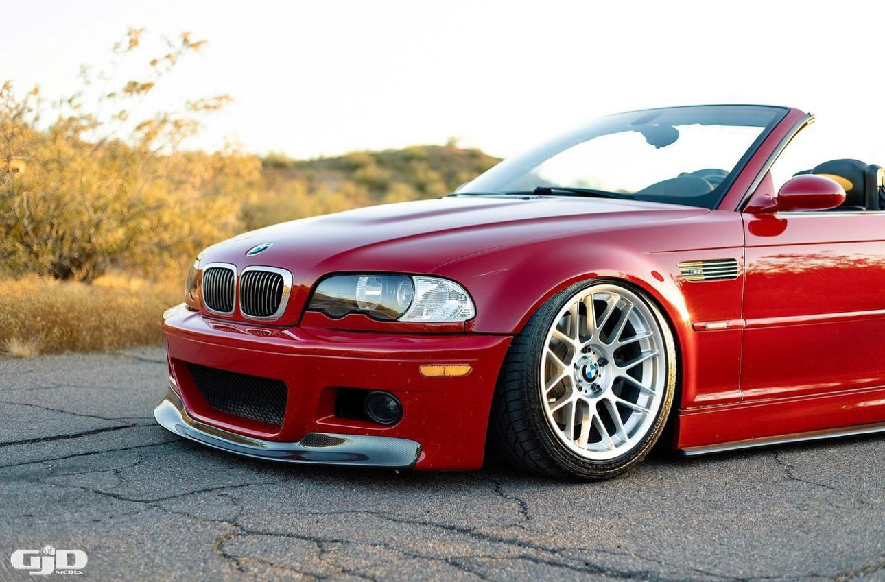 BMW E46 M3 CSL Style Carbon Fiber Lip