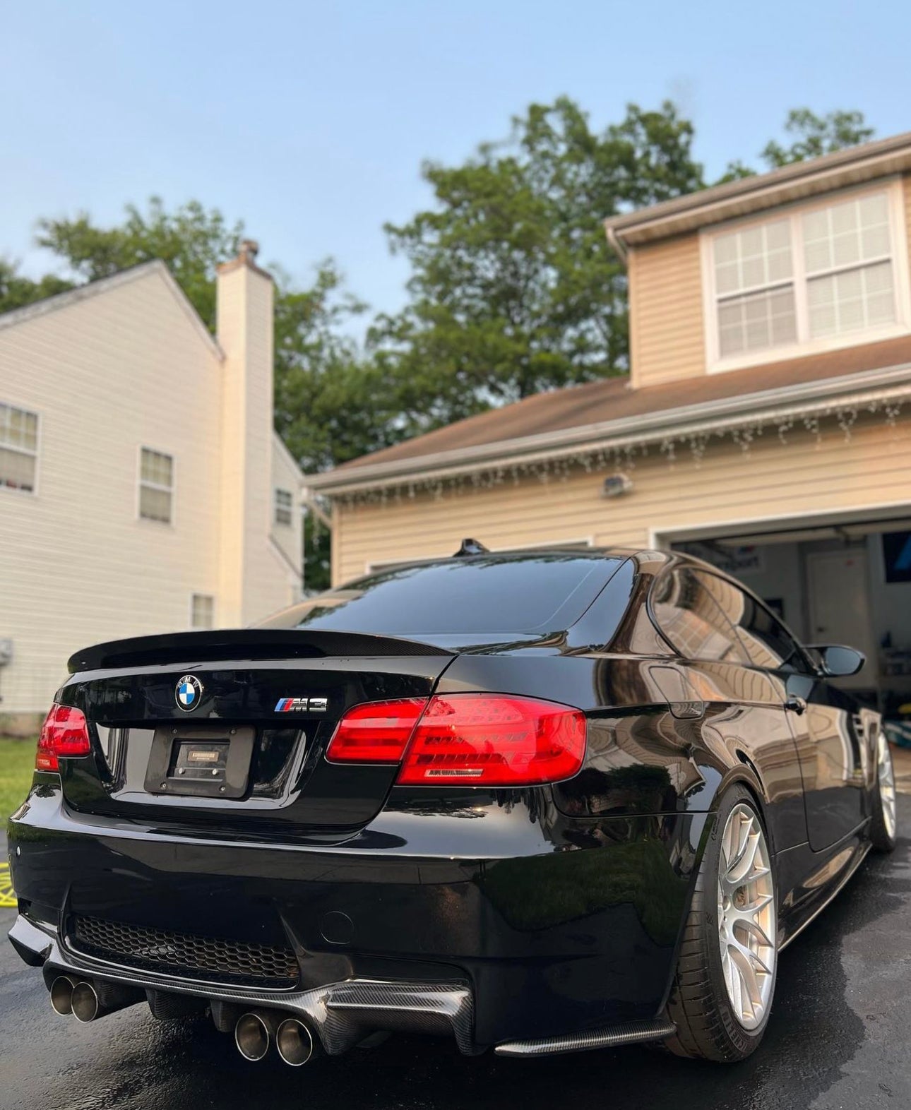 BMW E92 Carbon Fiber High Kick Spoiler