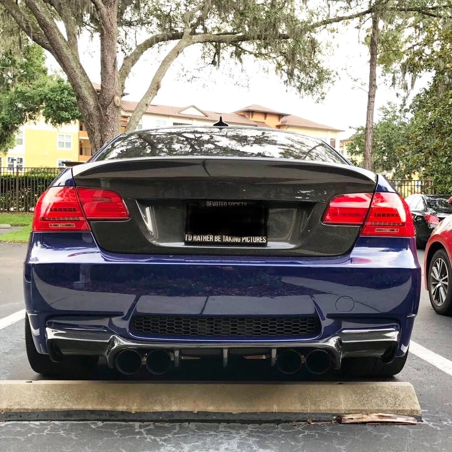 BMW E92 E93 M3 Carbon Fiber Diffuser GS Style