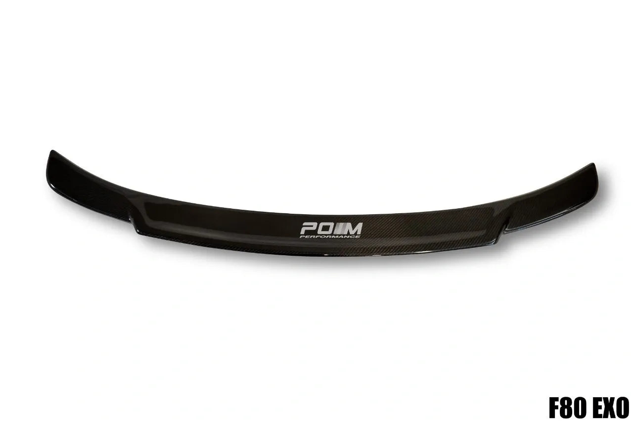 BMW F30 F80 M3 EXO Style Carbon Fiber Spoiler