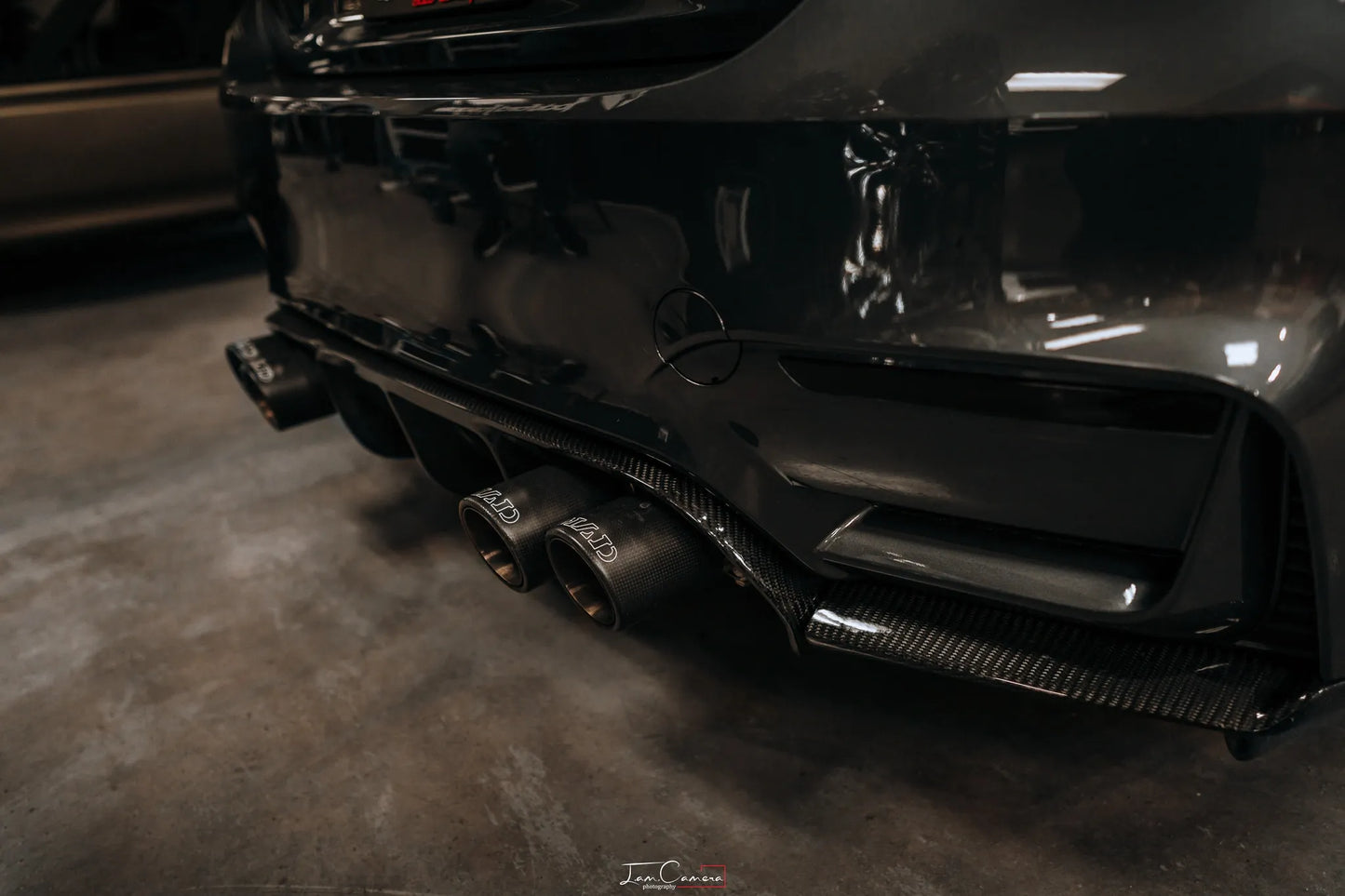 BMW F80 M3 F82 M4 V Style Carbon Fiber Diffuser