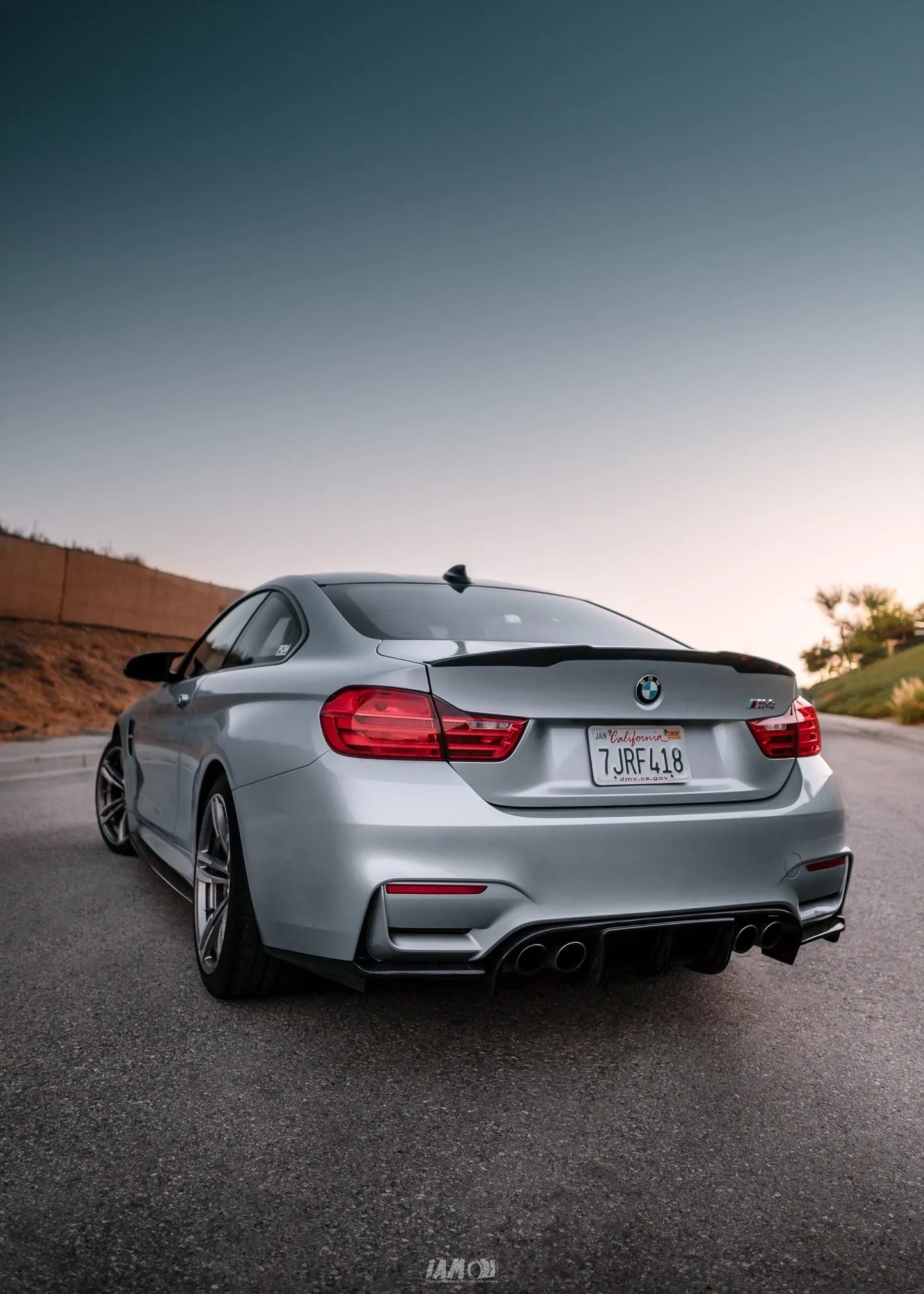 BMW F80 M3 F82 M4 V Style Carbon Fiber Diffuser
