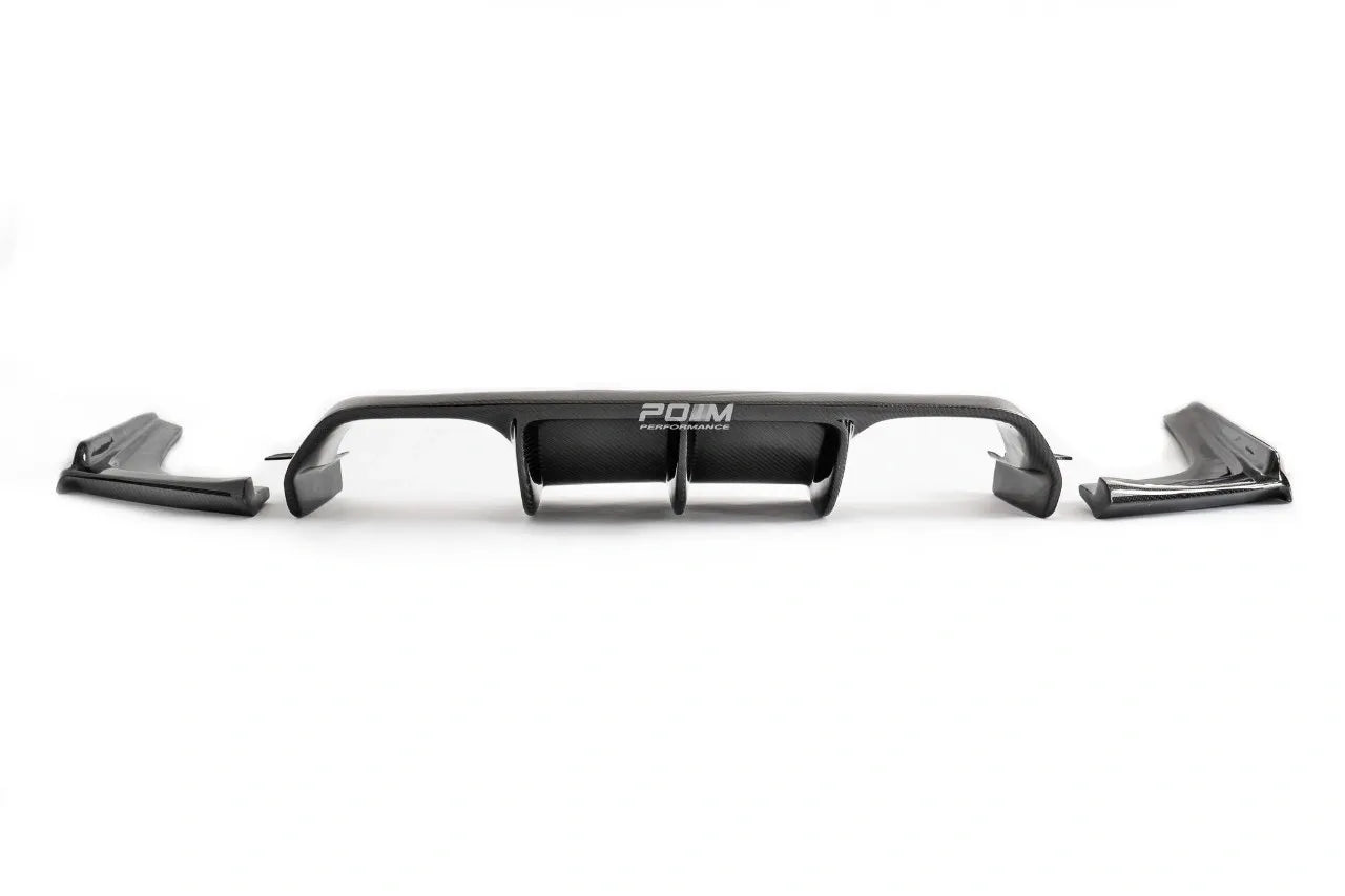 BMW F80 M3 F82 M4 V Style Carbon Fiber Diffuser