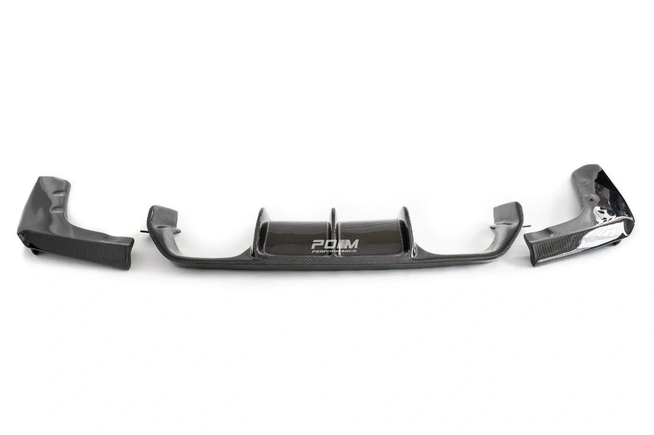 BMW F80 M3 F82 M4 V Style Carbon Fiber Diffuser