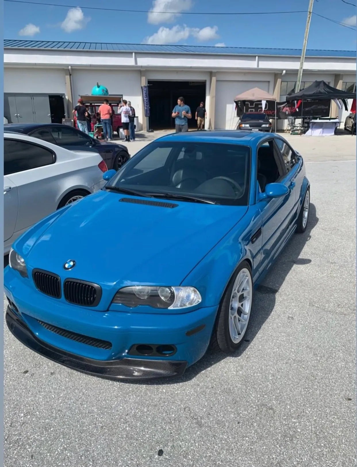BMW E46 M3 CSL Style Carbon Fiber Lip