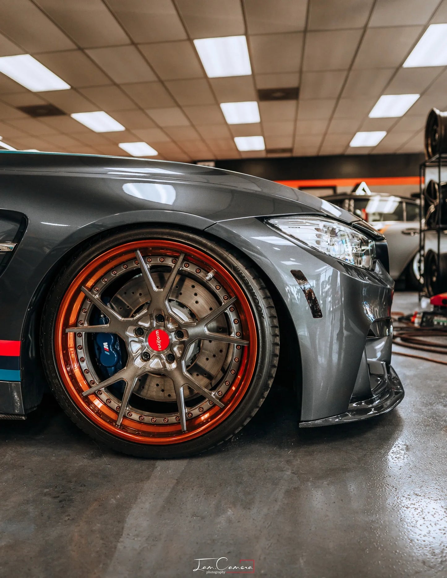 BMW F80 M3 F82 M4 V Style Carbon Fiber Lip
