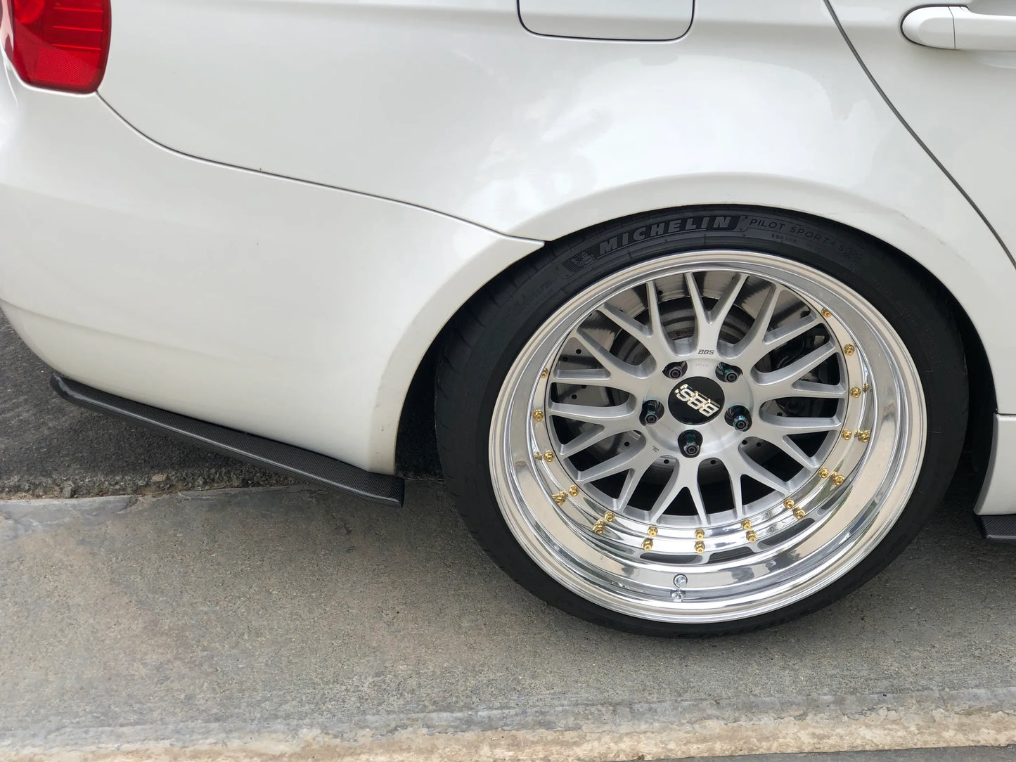 BMW E90 E92 M3 Rear bumper Splitters