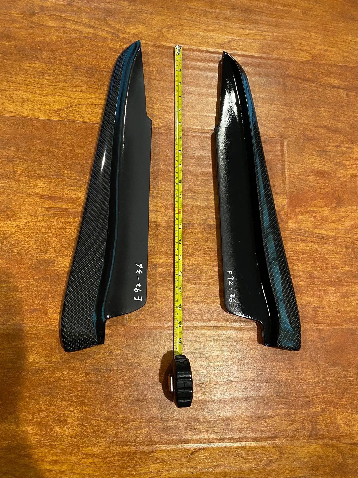 BMW E90 E92 M3 Rear bumper Splitters