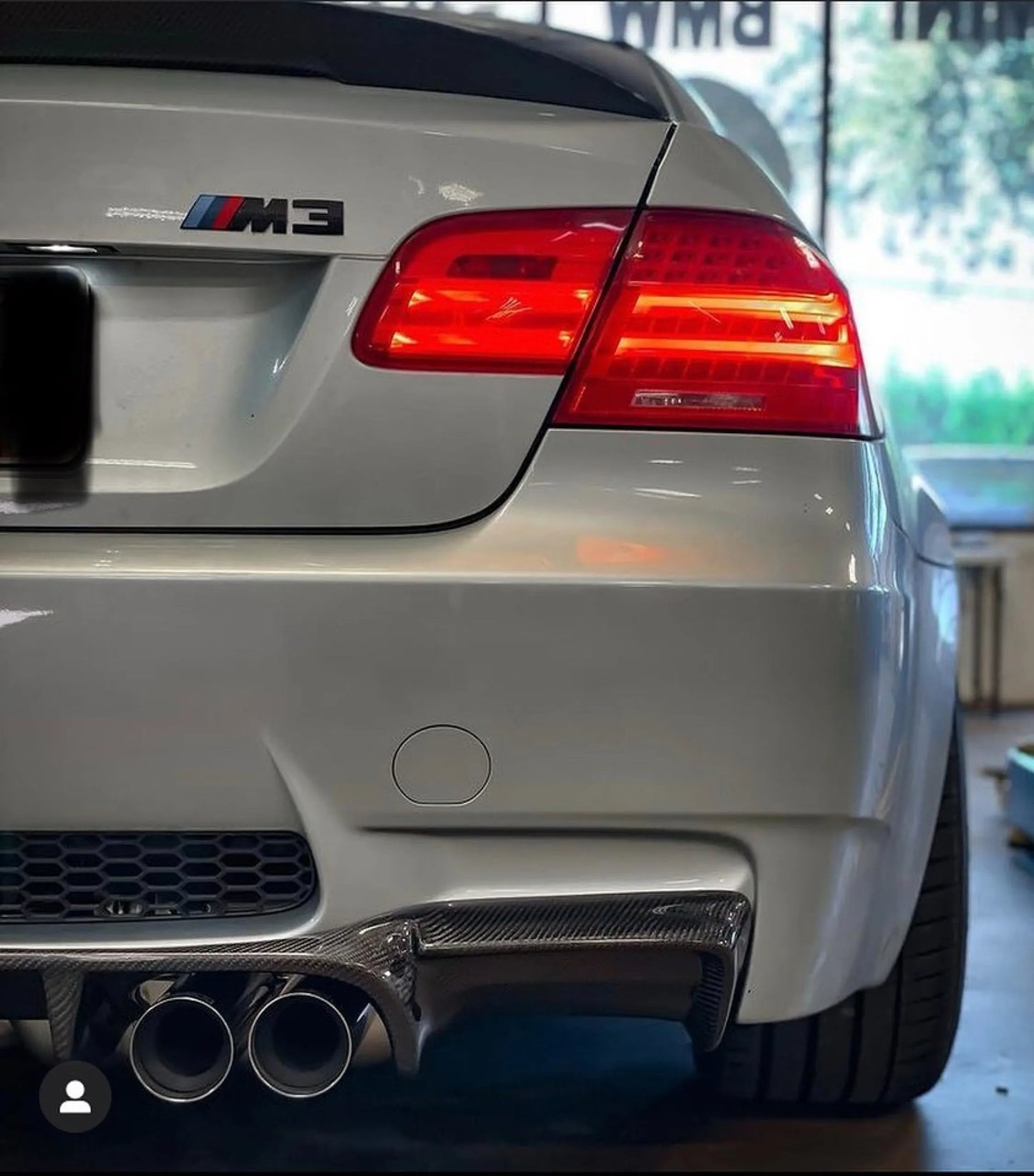 BMW E92 E93 M3 Carbon Fiber Diffuser GS Style