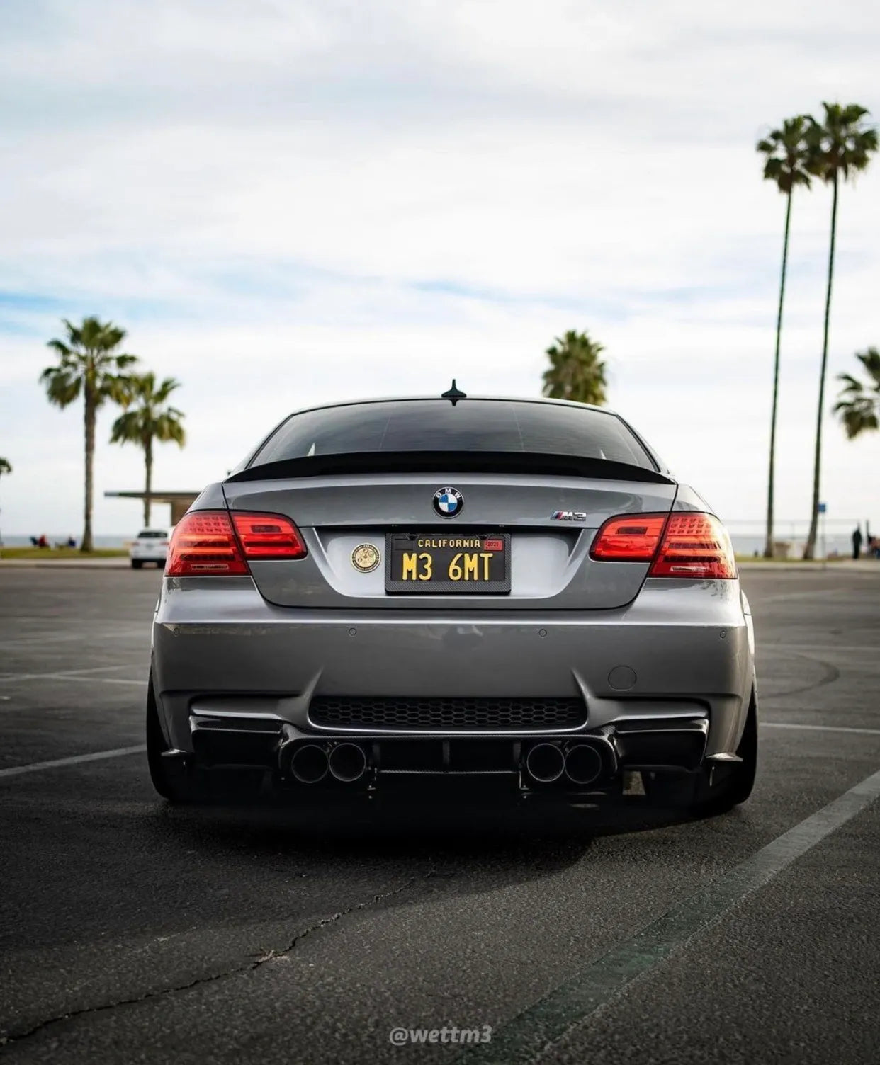 BMW E92 E93 M3 Carbon Fiber Diffuser GS Style