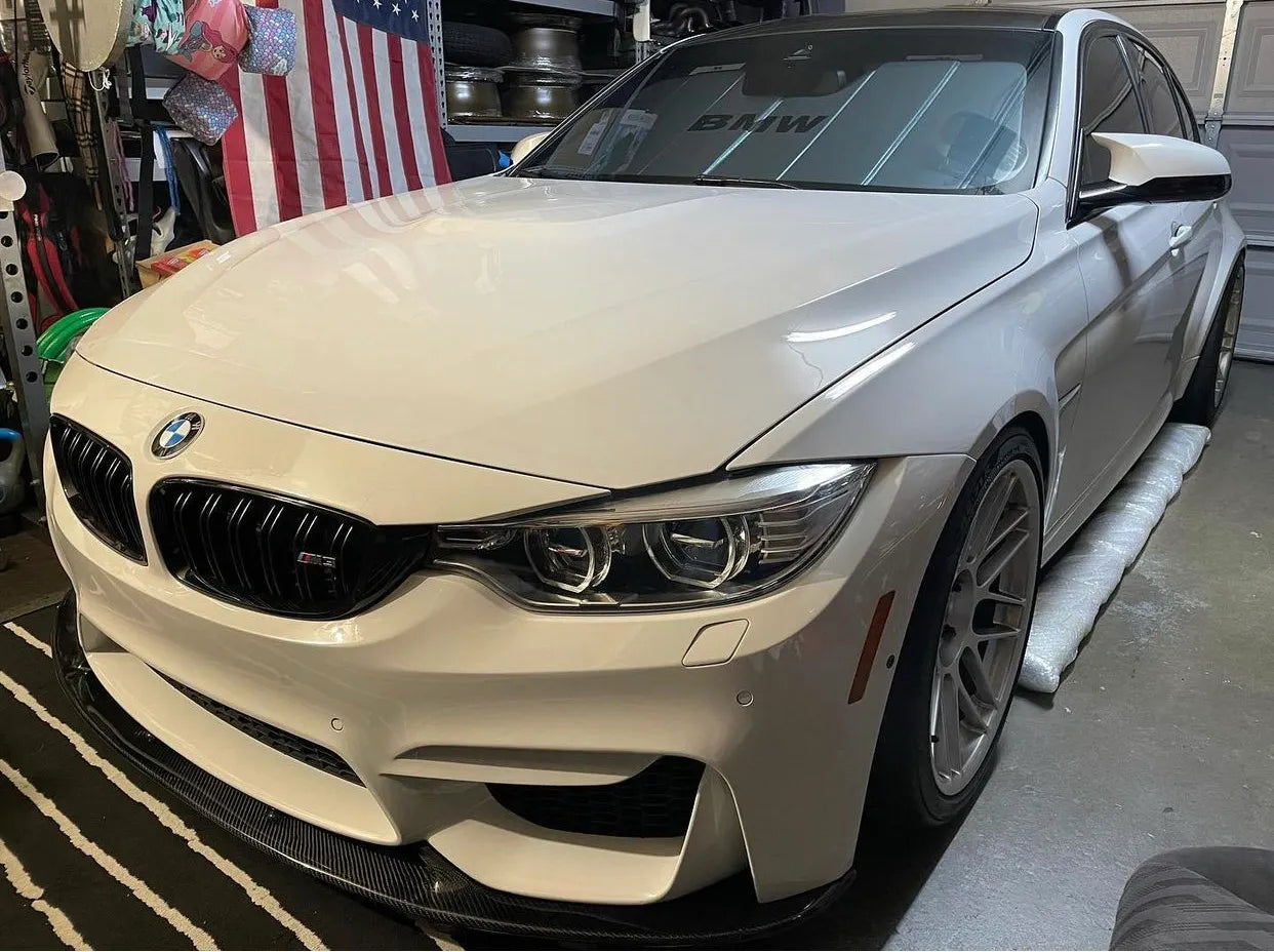 BMW F80 M3 F82 M4 3D Style Carbon Fiber Lip