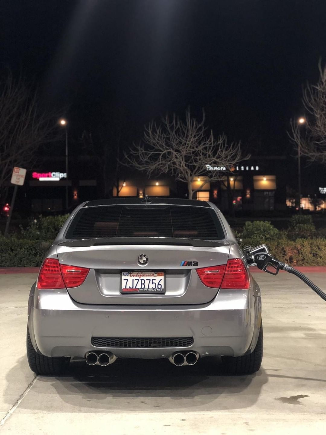 BMW E90 Carbon Fiber High Kick Spoiler