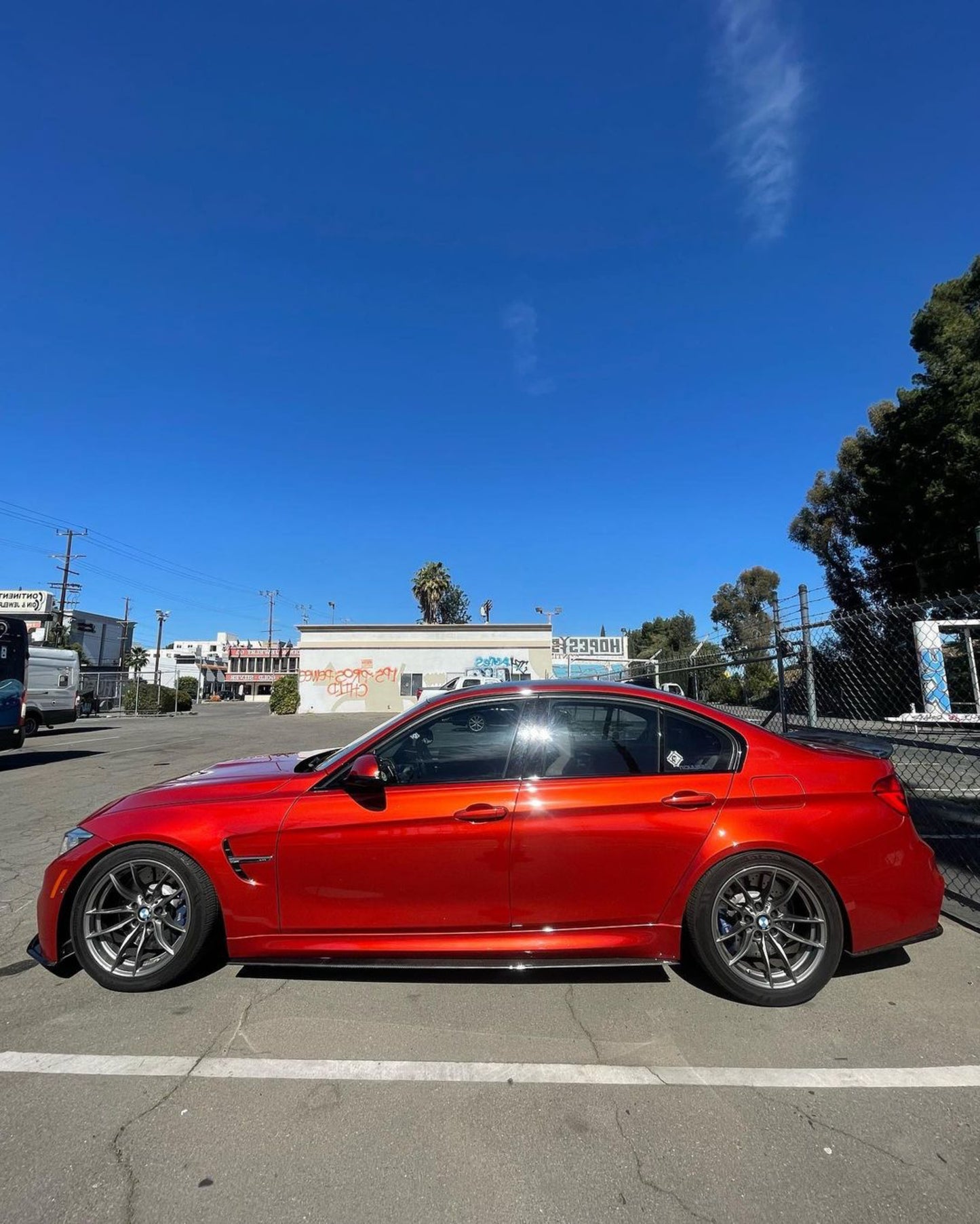F80 M3 F82 M4 M Performance Style Cabon Fiber Side Skirts