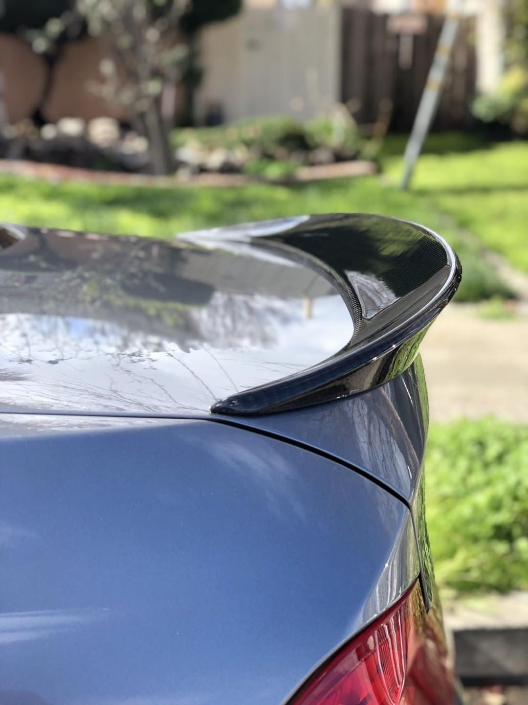 BMW E90 Carbon Fiber High Kick Spoiler