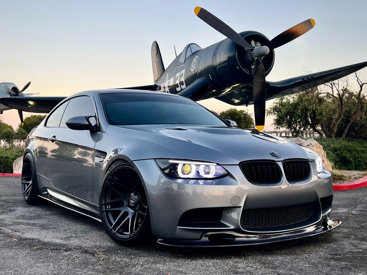 BMW E90 E92 E93 M3 GT4 Carbon Fiber Front Lip