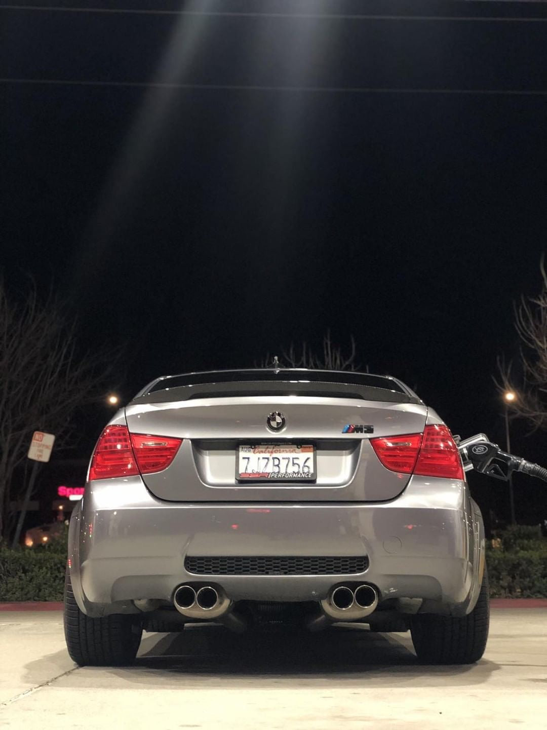 BMW E90 Carbon Fiber High Kick Spoiler