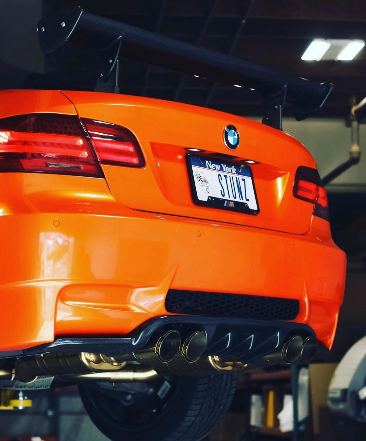 BMW E92 E93 M3 Carbon Fiber HM Style Diffuser