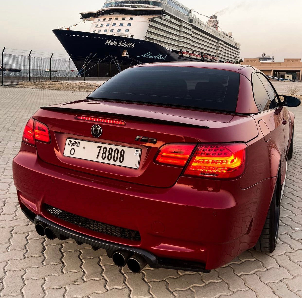 BMW E92 E93 M3 Carbon Fiber HM Style Diffuser