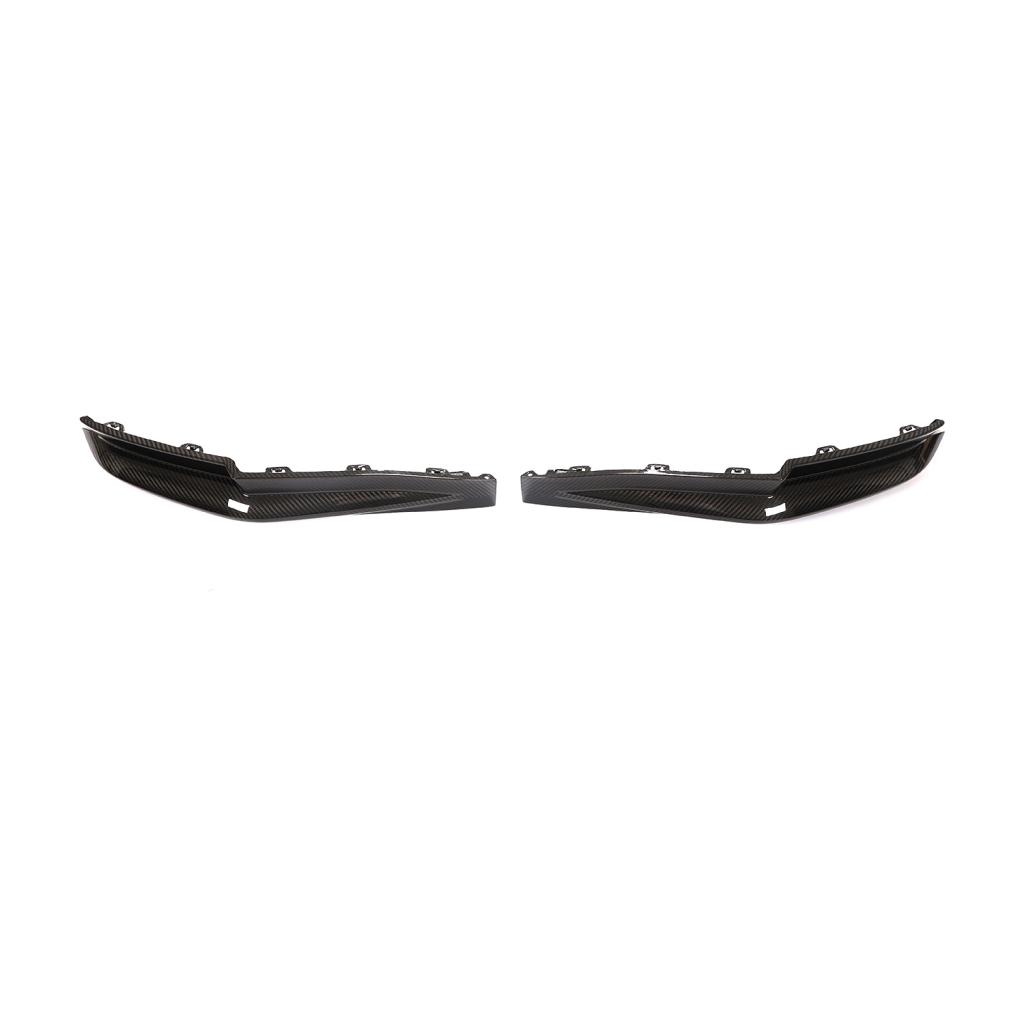 BMW G80 Dry Carbon Fiber Rear Bumper Splitters