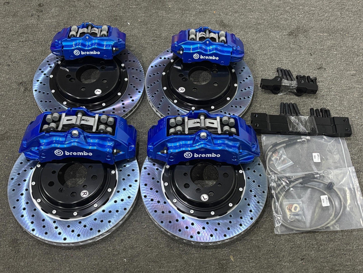 E9X M3 BREMBO Big Brake Kit Calipers Rotors Set Plug and Play