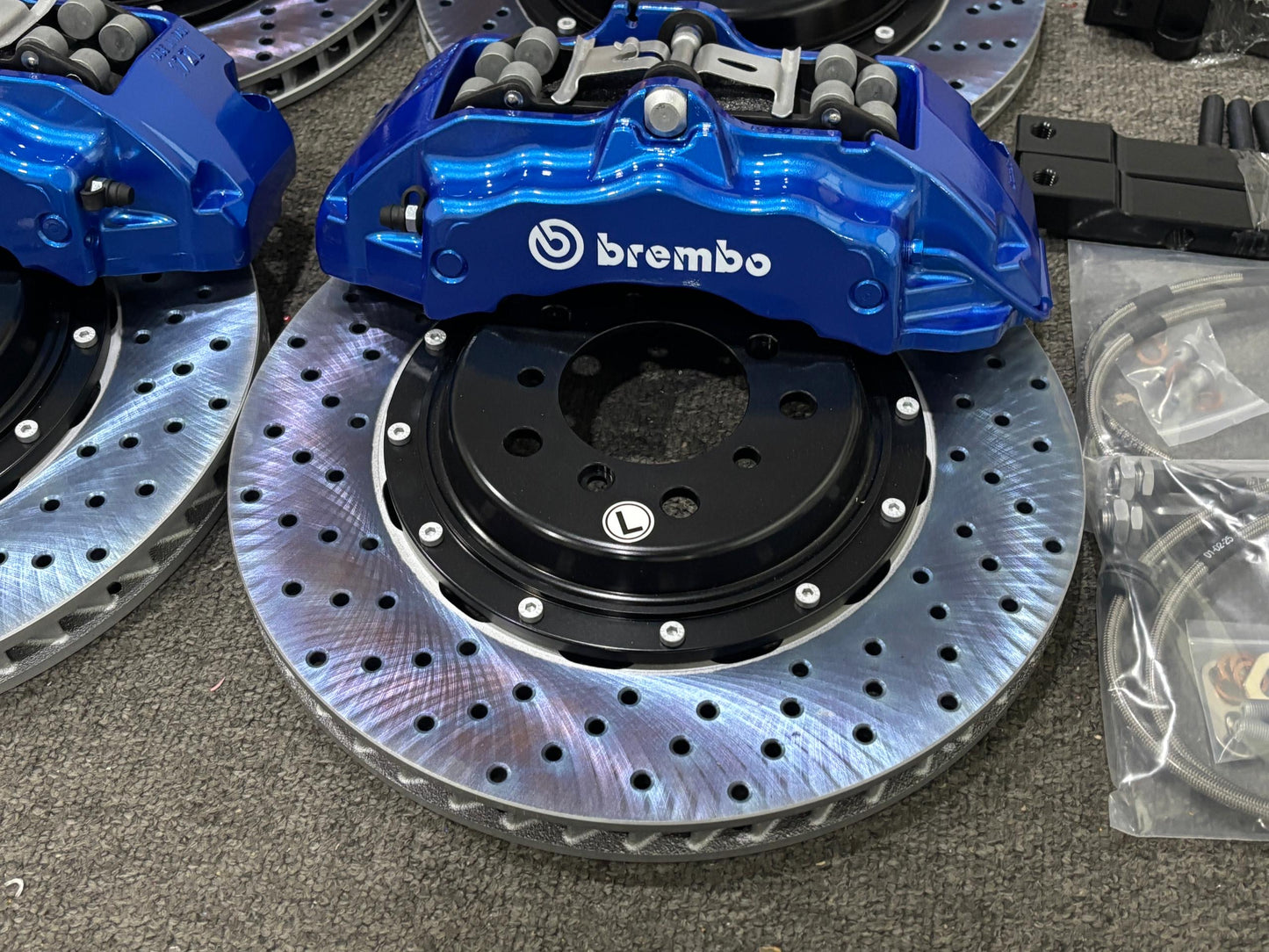 E9X M3 BREMBO Big Brake Kit Calipers Rotors Set Plug and Play