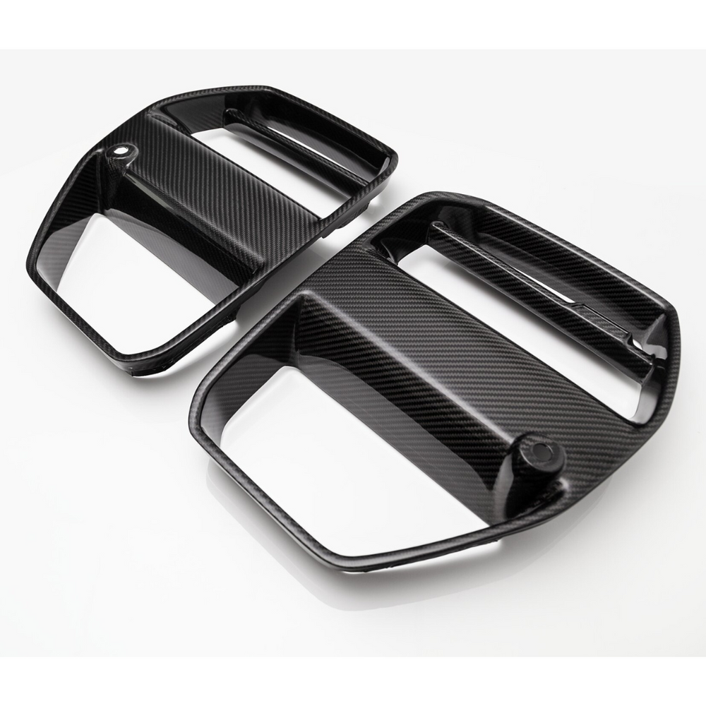 BMW G80 M3 G82 G83 M4 Dry Carbon Fiber V-Style Front Kidney Grille