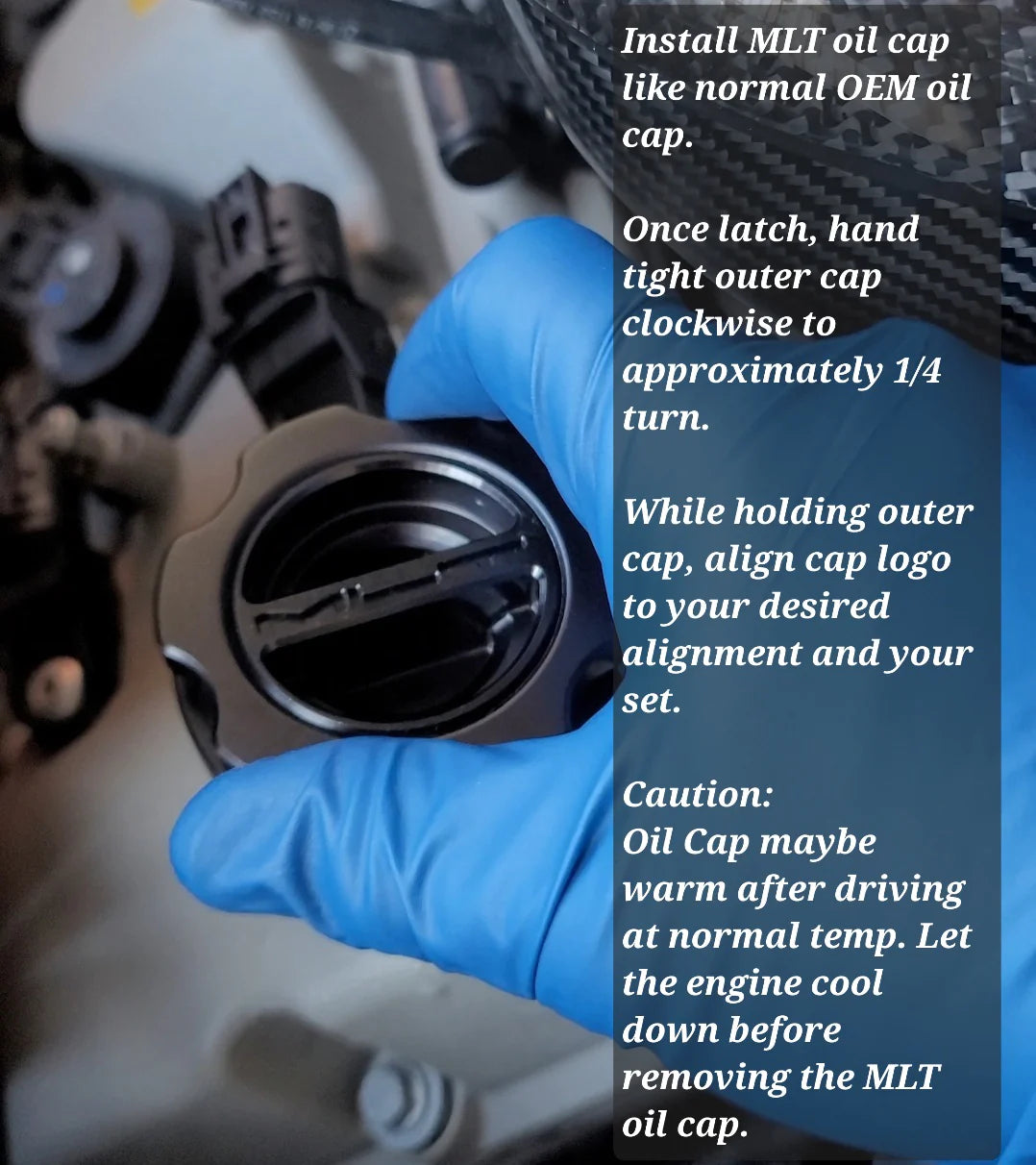 BMW Engine Oil Filler Cap - MLT Engineering