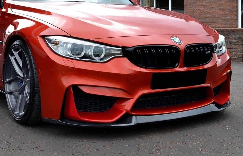 CS Style Carbon Look Front Splitter Lip – For BMW F80 M3 / F82 F83 M4 (2015-2020)
