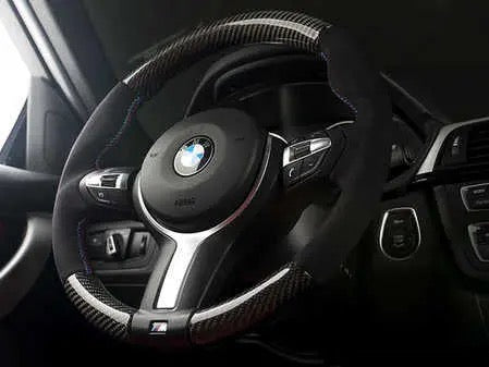 F8X carbon fiber / Alcantara custom Steering Wheel – POM PERFORMANCE